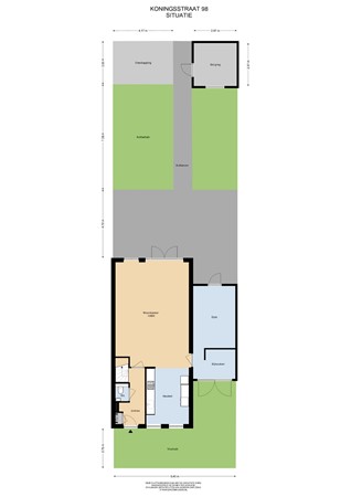 Floorplan - Koningsstraat 98, 1432 PL Aalsmeer